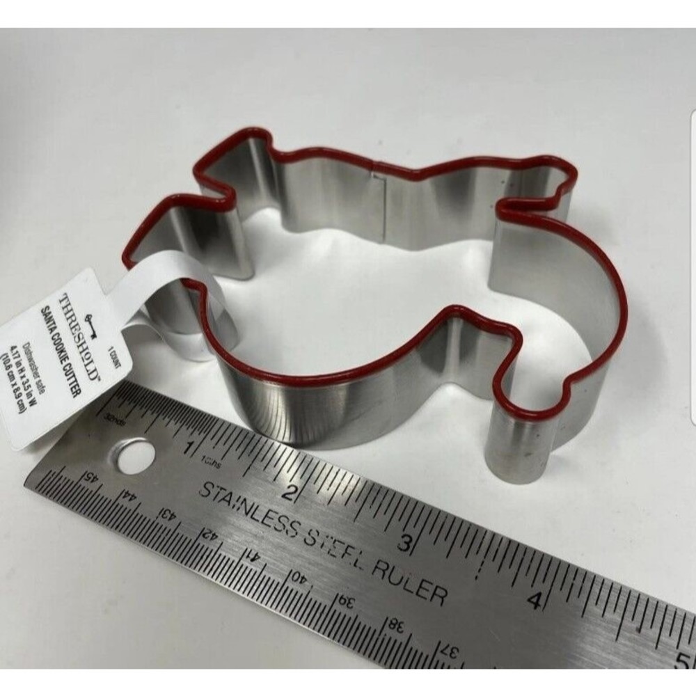 NEW Threshold Santa Cookie Cutter Metal Baking Christmas Holiday Bake Shape - Picture 4 of 5